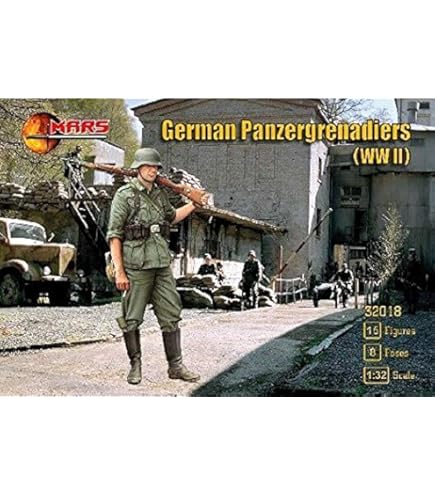 Amazon.com: Mars Figures 32027-1/32 German Volkssturn Defenders